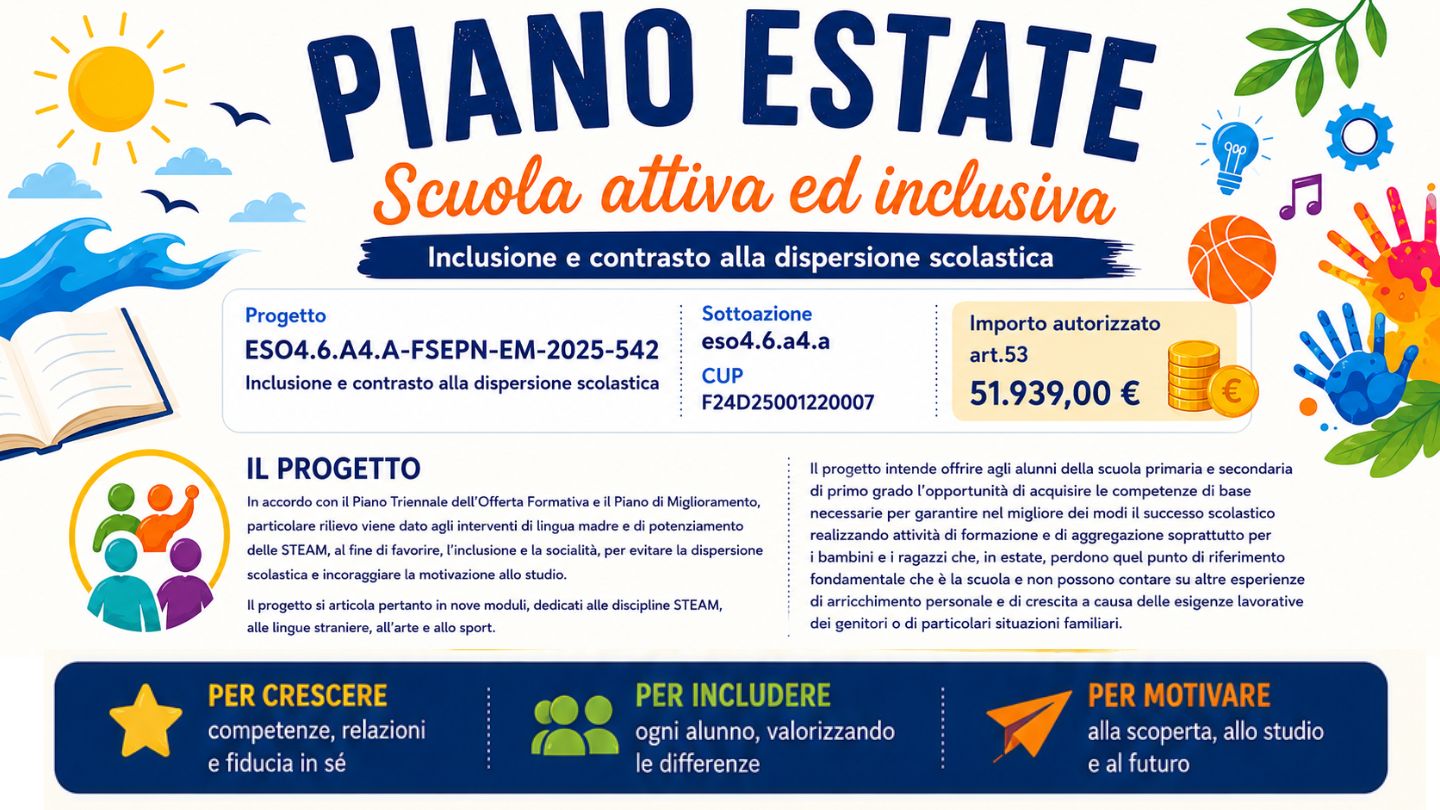 Piano Estate 2026/2027